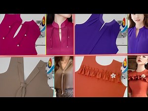 4 Basic Cutting and Sewing Tricks for Modern Collar Neck Design | Easy Sewing Tutorial for Beginners