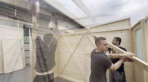 Garden wooden panel house; fast, stylish, eco-friendly!