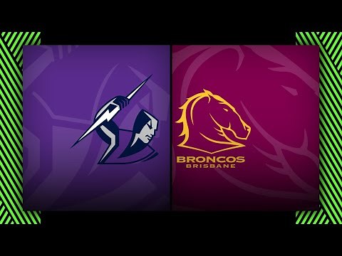 NRL Highlights | 2025 NRL Extended Match Highlights | Storm v Broncos | Round 23