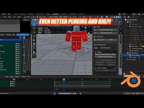 Better Blender plugins and rig for Roblox animation