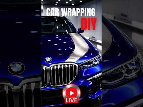 ASMR BMW X7 CUSTOM STRIPE WRAP 🏎️ | Brushed Aluminum DIY | No-Talk Tutorial