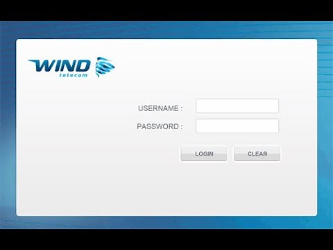 Entrar a configuracion modem Wind Telecom