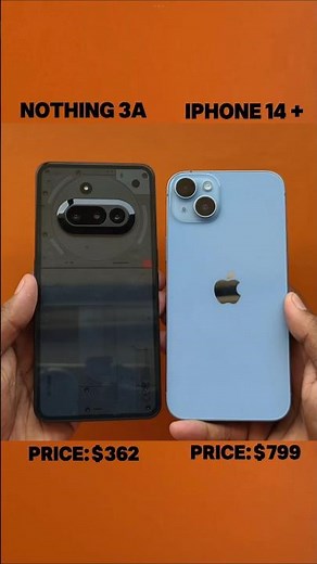 Nothing Phone 3A vs iPhone 14 Plus – The Ultimate Budget vs Premium Showdown! #shorts