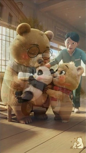 Mama & Finn’s Panda Paradise 🐼🌿 | Cozy AI 3D Animation Short #3danimation #aianimation