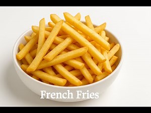 How to Make Perfect French Fries at Home | Crispy & Golden
