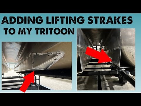 Installing Pontoon Lifting Strakes On My Tritoon