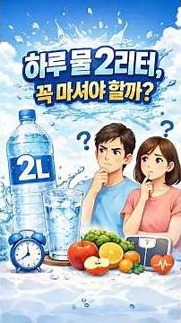 체중·운동·건강 상태에 맞는 수분 섭취법 공개