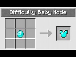 Minecraft UHC but i set the difficulty to baby mode..