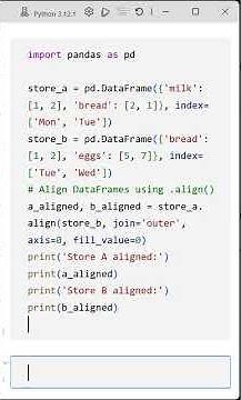 05 Align Method and Best Practices for DataFrame Alignment in Pandas