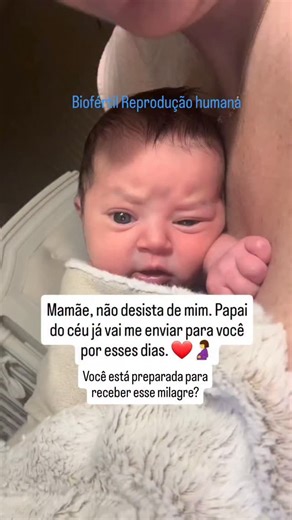 Biofértil | Reprodução Humana | Estão preparados para receber esse lindo milagre? Deixa teu Amém🙏🙏 | Instagram