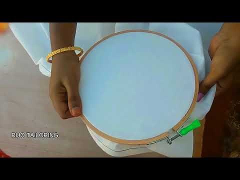 how to use an embroidery hoop for beginners | How to Set Up an Aari Hoop