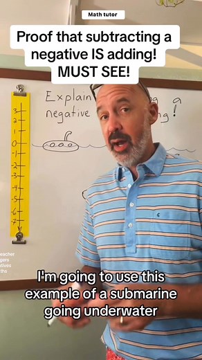 27K views · 266 reactions | What other methods do you use to explain? #maths #negative | Superteacherguy | Facebook