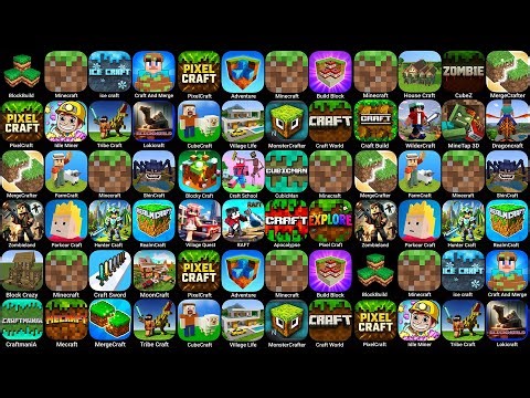 BlockBuild,Block Crazy Vip 3D,Minecraft,Blocky Craft,MergeCrafter,PixelCraft,Craft and Merge