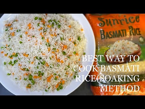 Best WayTo Cook Basmati Rice(Soaking Method)