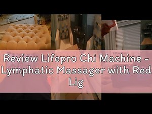 Review Lifepro Chi Machine - Lymphatic Massager with Red Light Therapy, 12-Speed Swing Exercise Mach