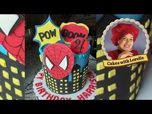 How to Make a Spiderman Birthday Cake-Pow Boom Easy
