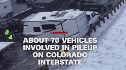 70  car pile up on Colorado interstate