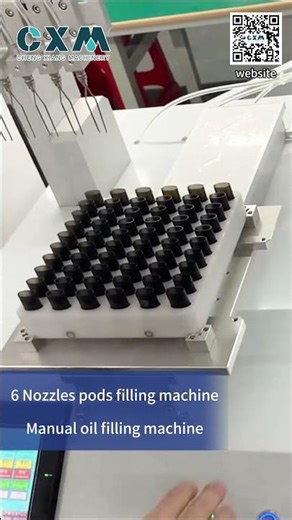 How 6-Nozzle Pods Filling Machines Work？ | Manual Oil Filling Guide