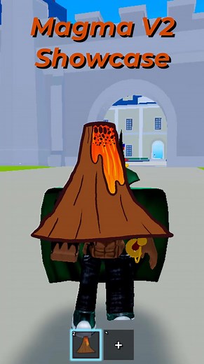 Magma V2 Showcase in Blox Fruits Roblox