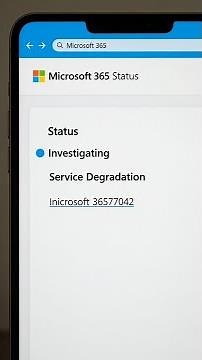 Microsoft Works to Restore 365 Services After Outage #Shorts