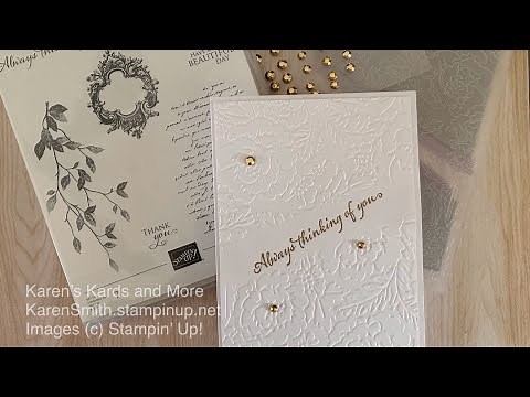 Partial Embossing With Your Favorite Embossing Folder