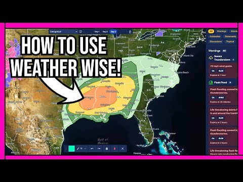 How To Use Weather Wise For Newcomers! The Best New Free Radar...
