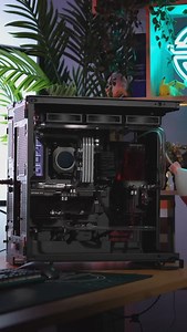 So, would you want this red blood liquid build? Look at it! #pcgaming #pcgames #pcsetups #gamingpc #pcgamer #gamingsetup #pcbuilds #setupgamer #pc #asmr #satisfying | PCSpecialist