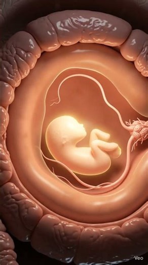 👉 Baby Growth Inside Womb 🤰 | Selected Stages 3D Animation 😍 #ytshorts #baby