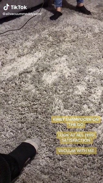 Kirby Carpet Cleaning with Satisfying Shampooing | ASMR Vacuum Therapy