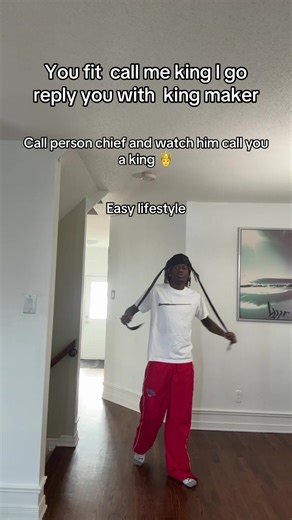 Call person chief and watch him call you a king. Easy lifestyle #b_banji