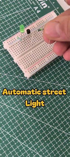 https://youtu.be/q4Z38Cx782I automatic street light #scienceproject #breadboardproject #experiment