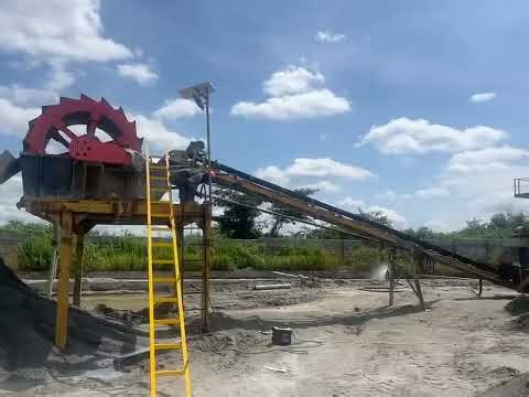 wheel sand washing machine