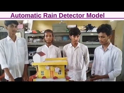 Automatic Rain Detector model // Clothe Drying Model