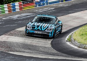 Porsche Taycan becomes the fastest four-door EV to lap the Nurburgring racetrack