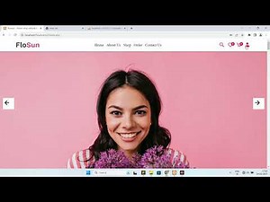 10. Creating a Stunning Flower Shop Website: HTML, CSS, JS, PHP & MySQL
