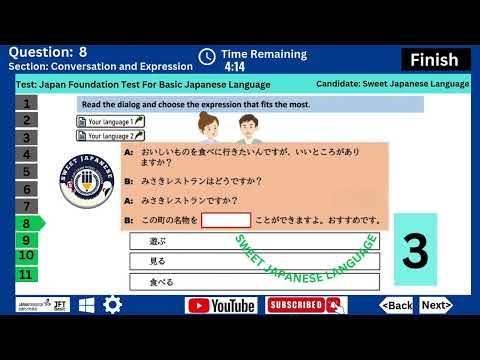 JFT A2 Conversation Sample Question Set 2025 January Exam Japan Foundation Test Irodori Marugoto 日本語