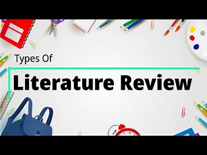 Types Of Literature Review