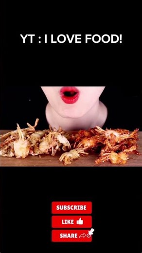 These Baby Crabs Crunch TOO LOUD 😭🔥 #asmr #mukbang #babycrab #crispycrab #fyp #foodie #food