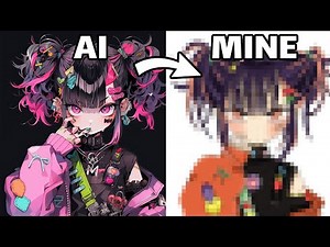 Redrawing AI Art Because I Can Do It Better