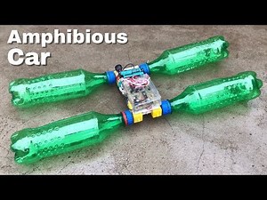 How to Make RC Car (Floating Car) - Amphibious Car from Plastic Bottles