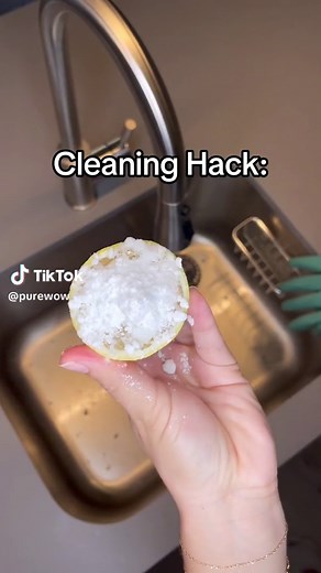 Stainless Steel Sink Cleaning Tips with Baking Soda and Lemon