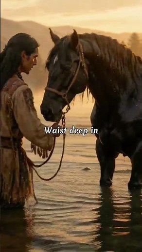 He Tamed Wild Horses Without a Whip — The River Scene 🐴 #shorts