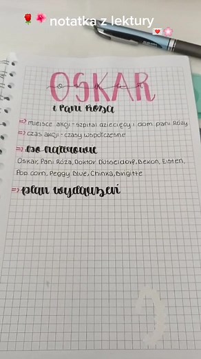 Oskar i Pani Róża: Piękno kaligrafii i estetyki