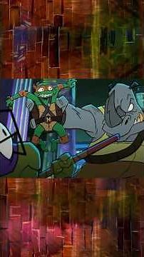 Ninja Turtles vs. Rocksteady!! 🦏 #tmnt