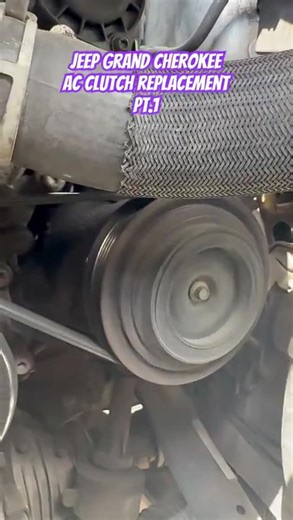 Grand Cherokee AC Clutch Replacement Pt.1 #mobilemechanic #justfixitalready #grandcherokee
