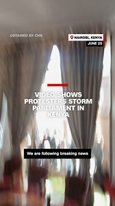 Protesters have stormed Kenya’s parliament as outrage builds against a controversial finance bill that has sparked widespread protests. The nationwide protests started in response to proposed tax hikes. Follow live updates at the link in our bio. | CNN