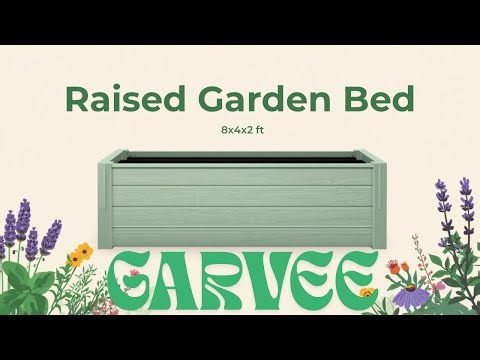 Garvee Galvanized Raised Garden Bed Quality Built In.