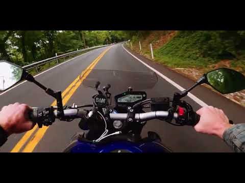 Action Camer Motorcycle riding test