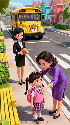 The big bad wolf disguised itself as a teacher#2d #cartoon #animation