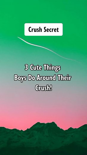 1.6K views · 1.4K reactions | 3 Cute Things Boys Do Around Their Crush! #reels | Crush Psychology | Facebook